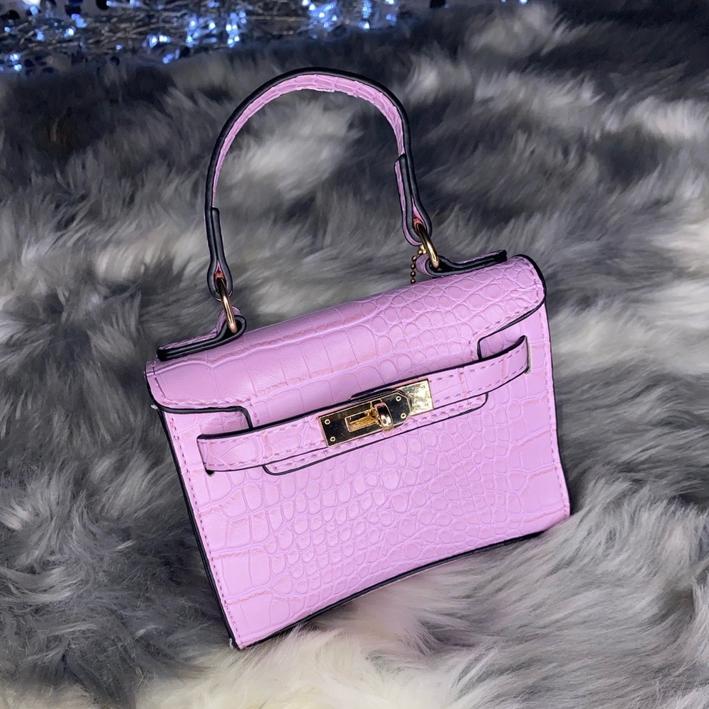 LAVENDER SHEIN “BABY BIRKIN” PURSE💜💜